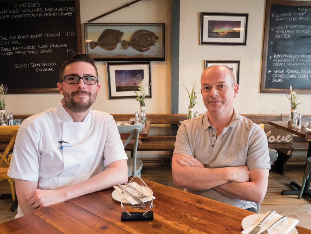 The Old Boat House Amble Coastal Fish Restaurant of the Year 2018 Nomination